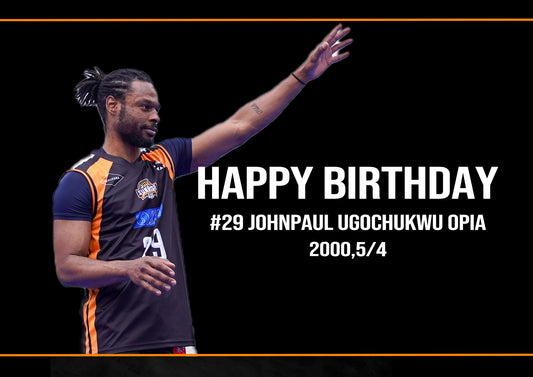 HAPPY BIRTHDAY　Johnpaul Ugochukwu Opia (ジョン ポール・オピア）選手