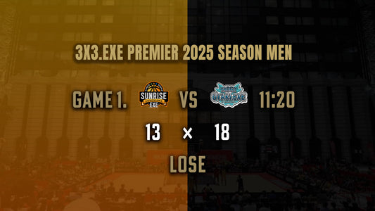 5/18 3x3.EXE PREMIER 2025 SEASON MEN ROUND1 GAME1 試合結果