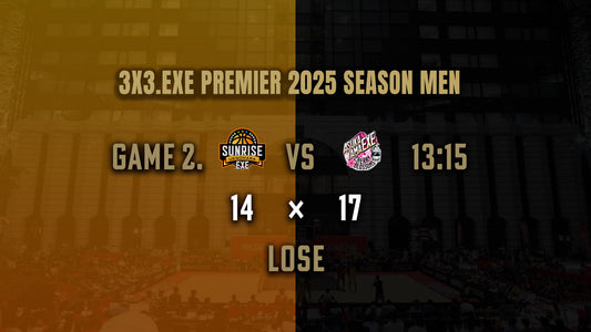 3x3.EXE PREMIER 2025 SEASON MEN ROUND1 GAME２試合結果
