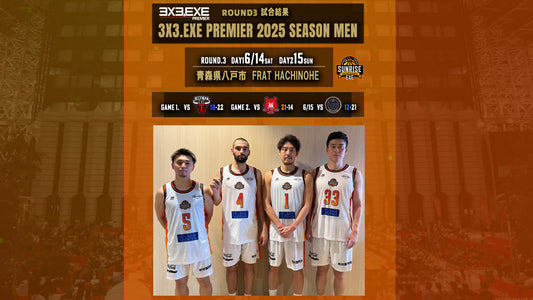 6/14.15 3x3.EXE PREMIER 2025 SEASON MEN ROUND.3 試合結果