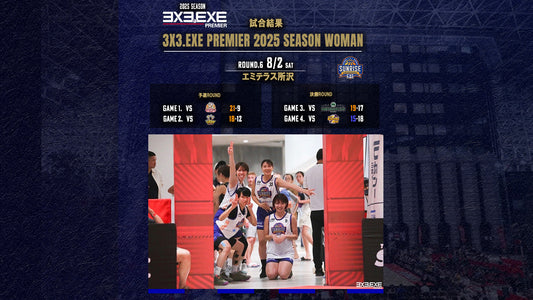 8/2【結果報告】3x3.EXE PREMIER 2025 SEASON WOMAN ROUND.６